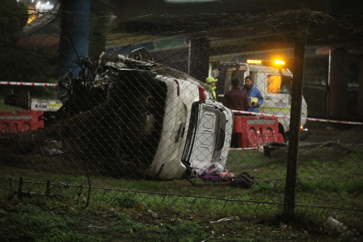 auto voló, accidente av libertador, av general paz, voyage blanco