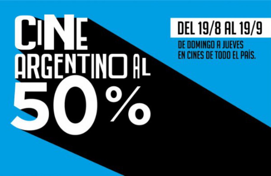 Cine argentino a mitad de precio en todas las salas del país