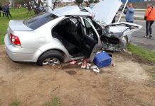 Una moto cayó al Riachuelo por un choque y murió el conductor