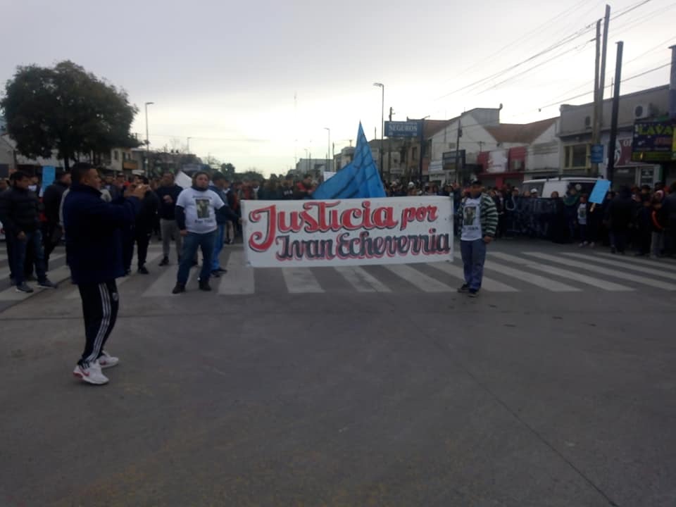 lomas de zamora, ivan echeverria, marcha, justicia