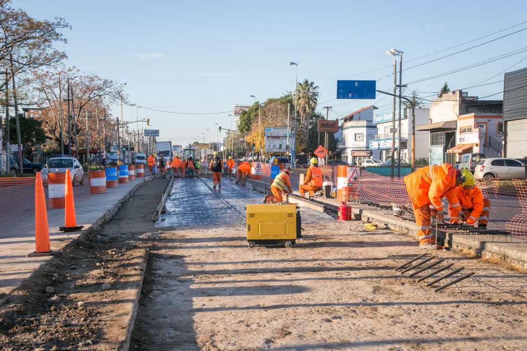 Quilmes: avanza el Metrobus de la avenida Calchaqui