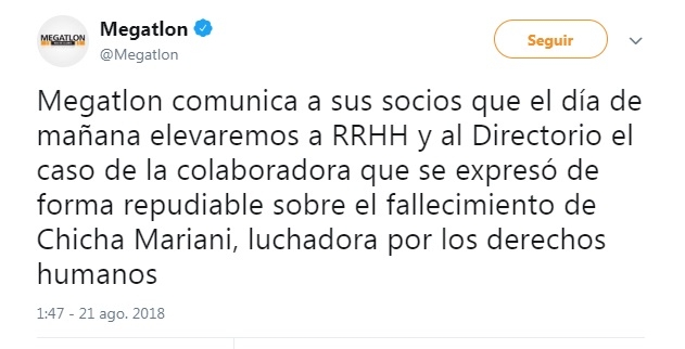 Gerente de Megatlón se burló de Abuelas de Plaza de Mayo