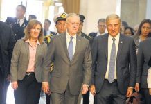 El ministro Aguad recibió al jefe del Pentágono, James Mattis