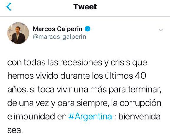 marcos galperin, mercado libre, tweet