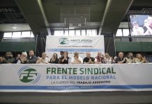 Hugo Moyano encabezó el acto del Frente Sindical: «La situación del país es tremenda y lo dicen los que están sufriendo»