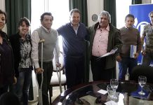 Brown: Cascallares se reunió con excombatientes de Malvinas que volverán a las islas almirante brown, brown. cascallares, malvinas, héroes de malvinas