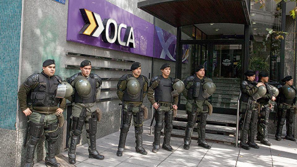 afip, oca, trabajadores de OCA