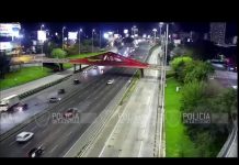 VIDEO: Un muerto y dos heridos en un triple choque en la General Paz