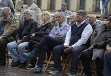 Junto a Hugo Moyano, sindicalistas, movimientos sociales y el peronismo marcharon a Luján por «Paz, pan y trabajo»