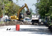 Nuevas obras de pavimento en Burzaco, Claypole y José Mármol obras, 2018, almirante brown, mariano cascallares