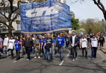 La CTA Autónoma acampa frente al Congreso en rechazo al ajuste y el FMI CTA autonoma, acampe, fmi, ajuste