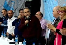 En un distrito clave, Guillermo Moreno se lanzó como candidato a presidente Guillermo Moreno en Lanús, Presidente