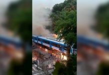 VIDEO: Explosión y pánico en una formación del Tren Mitre