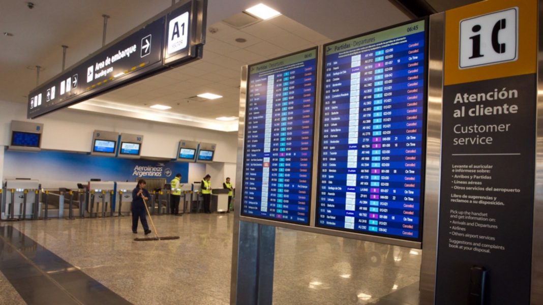 aerolíneas, lunes 26, aerolíneas argentinas, cancelaciones