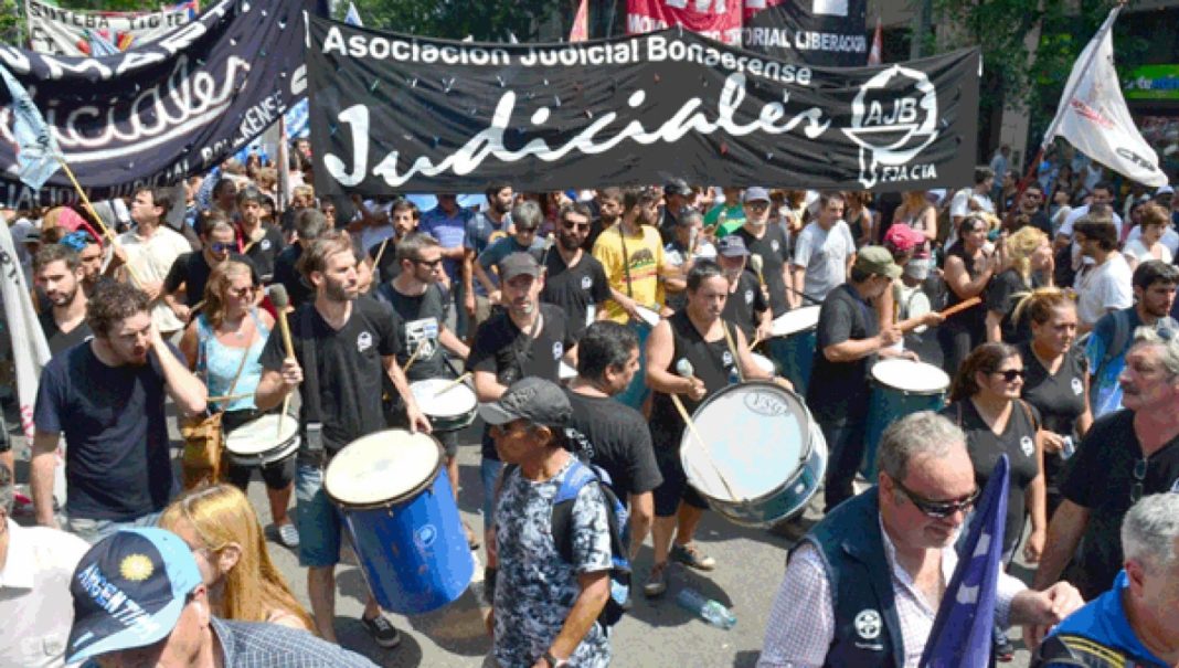 judiciales, paro de 60 horas, paritarias