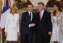 Macri junto a Macron, agradeció su apoyo en el acuerdo con el FMI