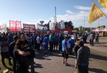 Trabajadores de Madygraf cortan Panamericana en reclamo por los aumentos de luz corte en panamericana, madygraf