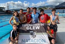 Una fiesta, nadadores de Glew se trajeron 21 medallas desde Costa Rica glew, nadadores, natacione, defensores de glew, costa rica,