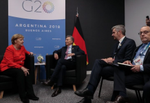 Tras el cierre del G20, Macri recibió a Angela Merkel en privado Angela Merkel, G20, Mauricio Macri