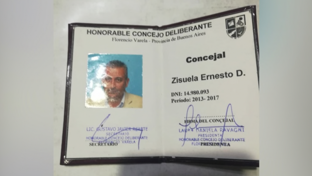 Ernesto Daniel Sizuela, concejal, varela