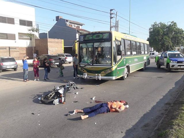 longchamps, accidente, moto, 501