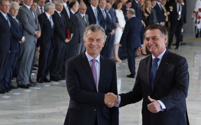 En su primera reunión, Mauricio Macri y Jair Bolsonaro plantearon Macri, Bolsonaro, brasilia