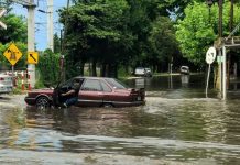 Por falta de obras, las lluvias ya inundaron el centro de Quilmes