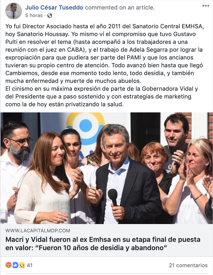 macri, vidal, mar del plata, julio cesar tuseddo