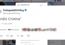 Hackearon la cuenta de Twitter de la Embajada de Estados Unidos en Argentina