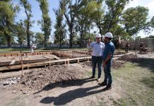 Avanza la obra de la nueva delegación municipal de Claypole