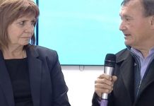 Patricia Bullrich recibió al médico que mató a un ladrón: «Era su vida o la vida del delincuente»
