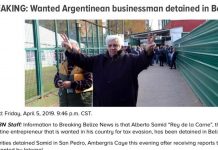 Medios de Belice aseguran que Samid fue detenido por la policía local