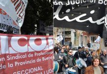 Paro total de médicos y judiciales bonaerenses