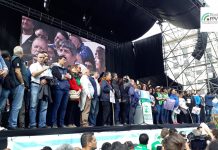 Pablo Moyano, en el acto por el paro general: “Vamos a seguir peleando contra este modelo económico”