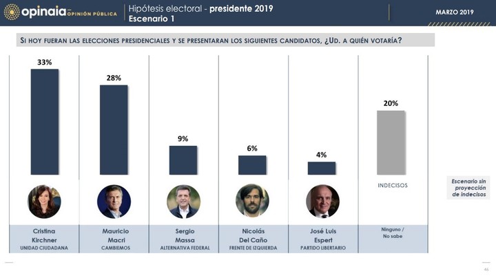 Encuesta, Cristina Kirchner