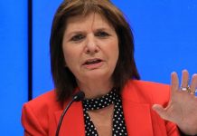 Patricia Bullrich: “Estamos hartos de los paros”