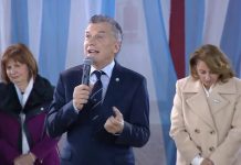 En el Día de la Bandera, Macri culpó a los Moyano por la caída del empleo