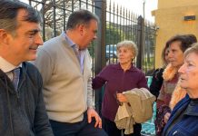 Luis Otero y Esteban Bullrich recorrieron Avellaneda