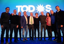 Insaurralde le armó un acto a Fernández y kicillof en temperley alberto fernandez, axel kicillof, martín insaurralde, lomas de zamora, temperley, frente de todos, acto
