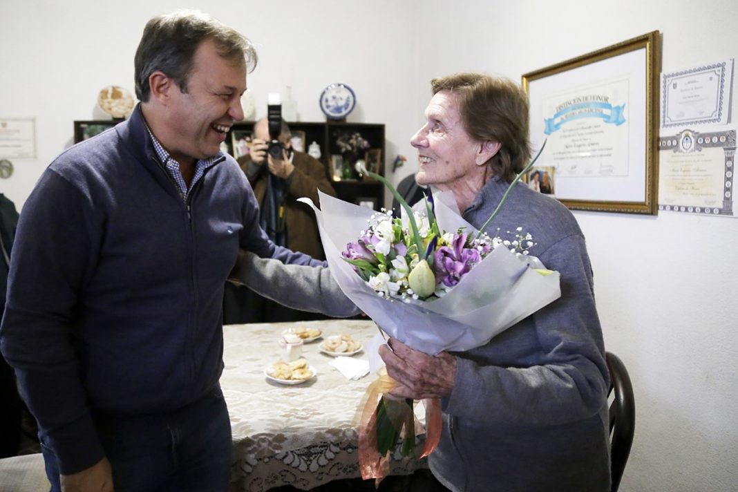 María Eugenia Álvarez, eva peron, enfermera, almirante brown, mariano cascallares