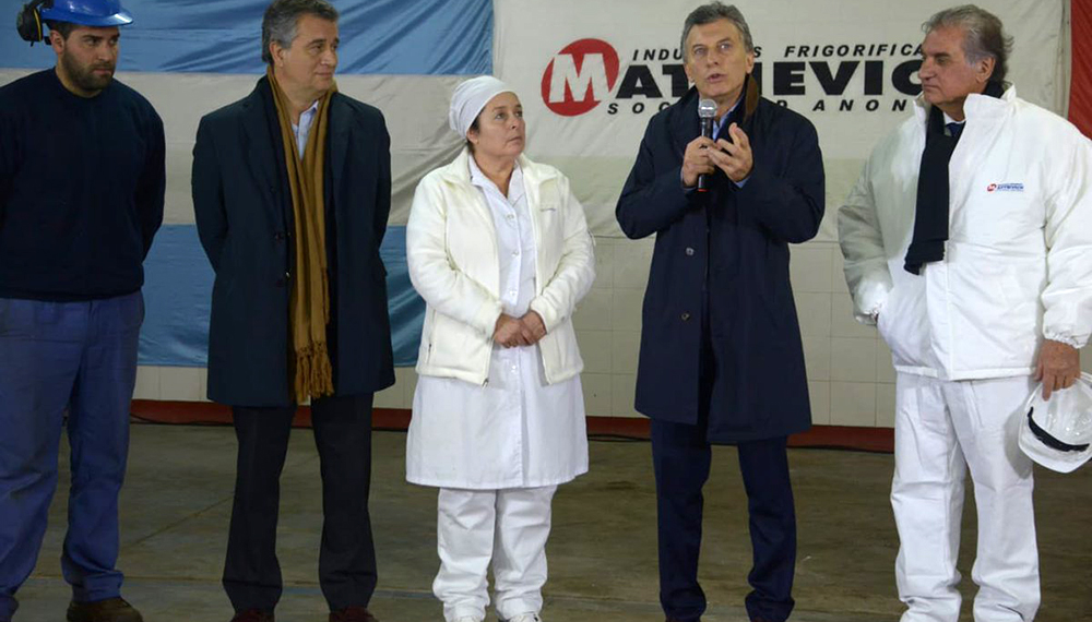 Tiroteo en un frigorífico, Macri