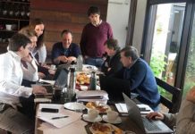 Hernán Lacunza se reunió con Dujovne y Sandleris para interiorizarse en las cuestiones nacionales