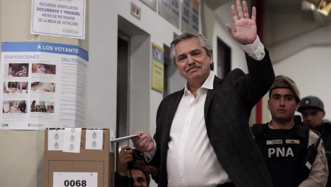 alberto fernandez, paso, voto, elecciones