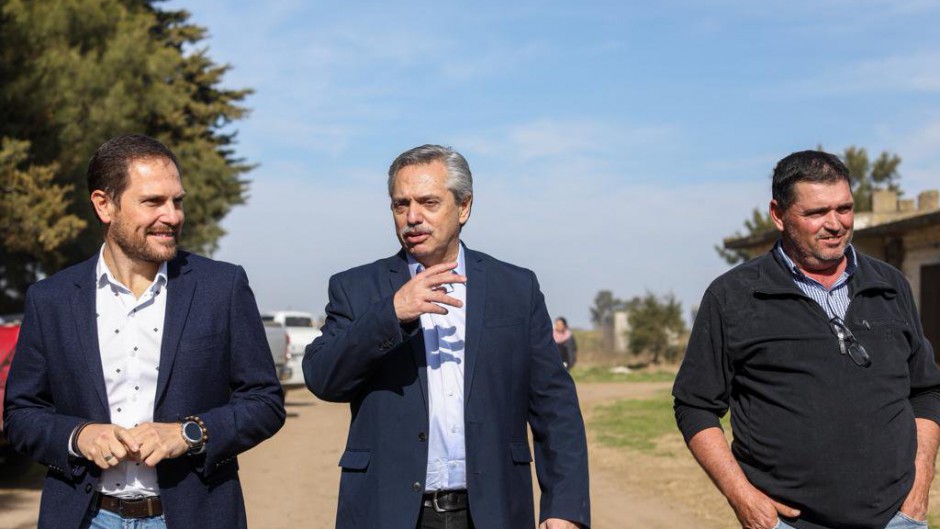 Alberto Fernández, retenciones, Mesa de Enlace