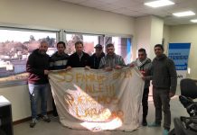 Almirante Brown junto a los trabajadores despedidos de ARCYNUR SA mariano cascallares, almirante brown, baterias