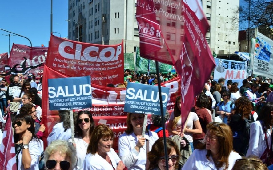 Médicos, profesionales de la salud, VIDAL, paritaria