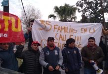 Sigue el acampe en la fábrica de Burzaco que cerró y dejó a sus trabajadores en la calle fabrica, burzaco