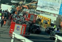 Derrumbe en el Aeropuerto de Ezeiza: hay 1 muerto y 13 heridos
