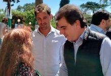 Cristian Ritondo recorrió Monte Grande junto al candidato del distrito