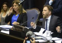 Otermín asumió la presidencia de Diputados y Vidal logró imponer una vice con firma